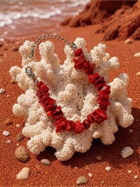 🆕😍🍁Sea Bamboo Semi Precious Bracelet